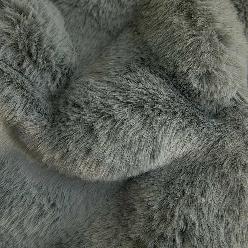 Плед Утолщенное плюшевое одеяло Suli, теплое одеяло из искусственного кролика , Мех искусственный, Корал-флис, 230 см х 200 см