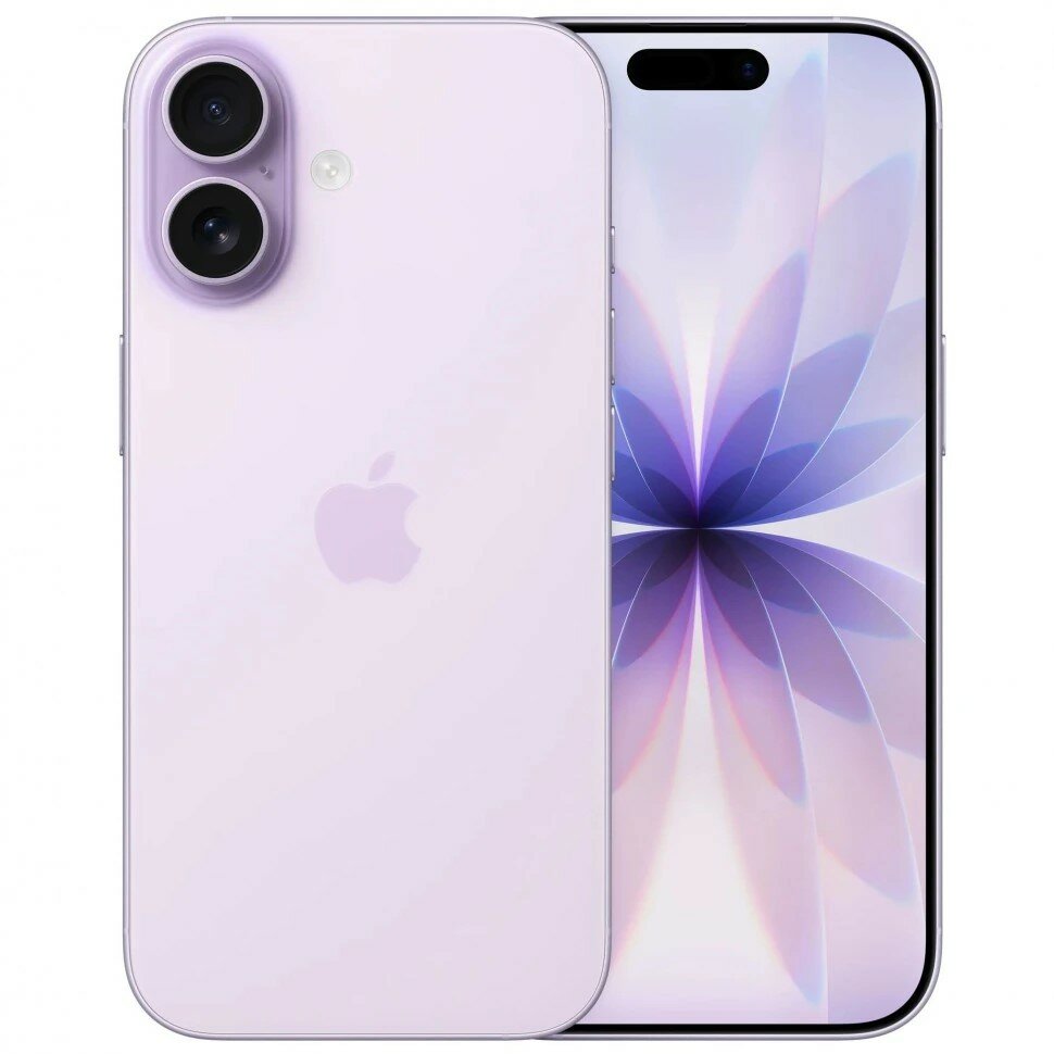 Смартфон Apple iPhone 17, eSim, дисплей 6.3", 256ГБ, NFC, лавандовый