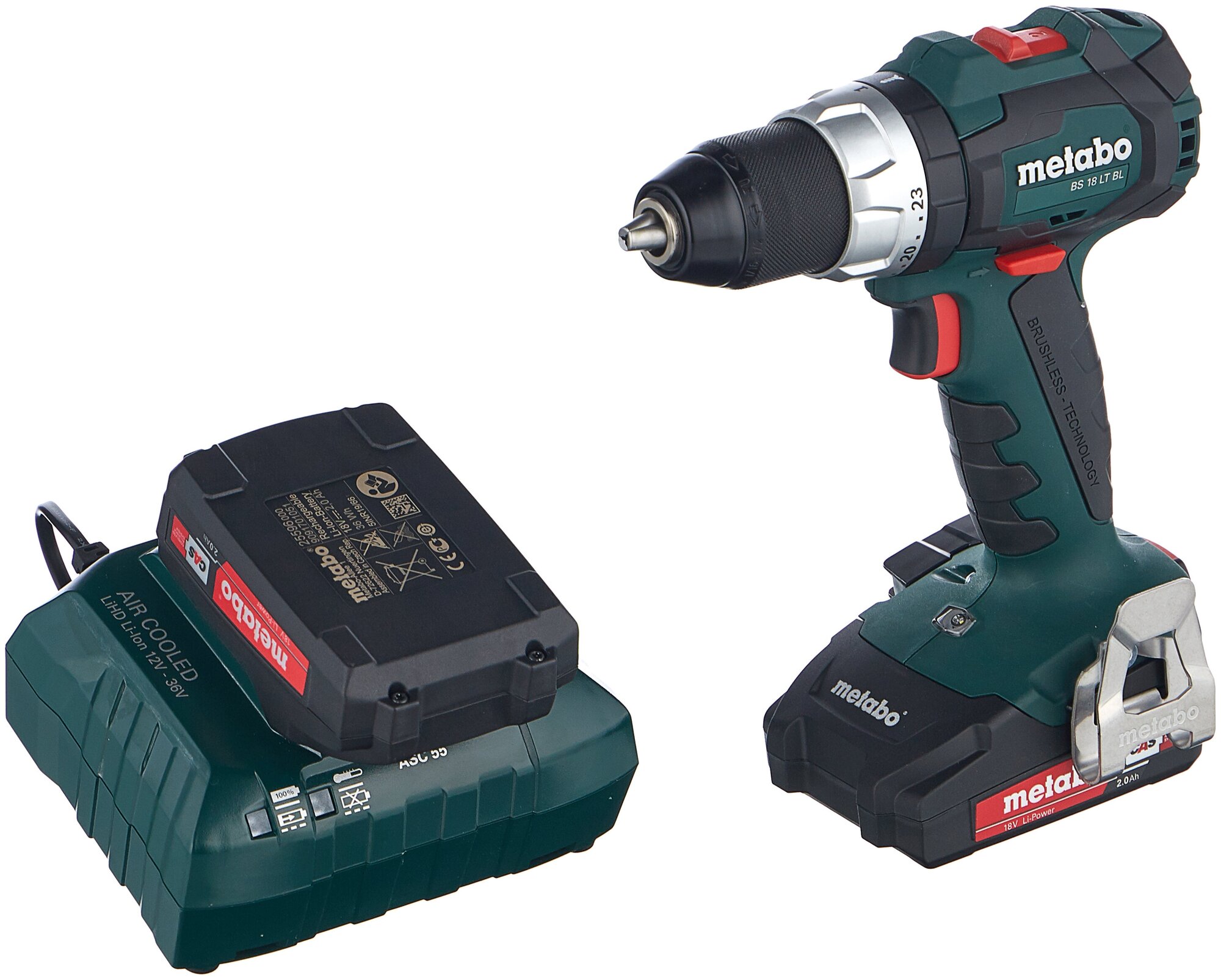 Аккумуляторный винтоверт Metabo BS 18 LT BL (602325550) - фотография № 2