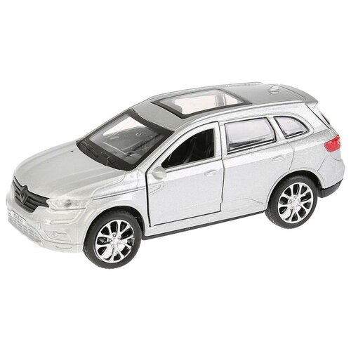 Внедорожник ТЕХНОПАРК Renault Koleos KOLEOS-BU/GN/SL/BK 1:32, 9 см, серебристый