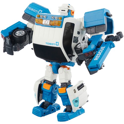 Купить Робот-трансформер YOUNG TOYS Tobot Zero 301018, белый/синий