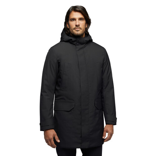 Куртка GEOX, демисезон/зима, силуэт прямой, ветрозащитная, водонепроницаемая, размер 48, синий