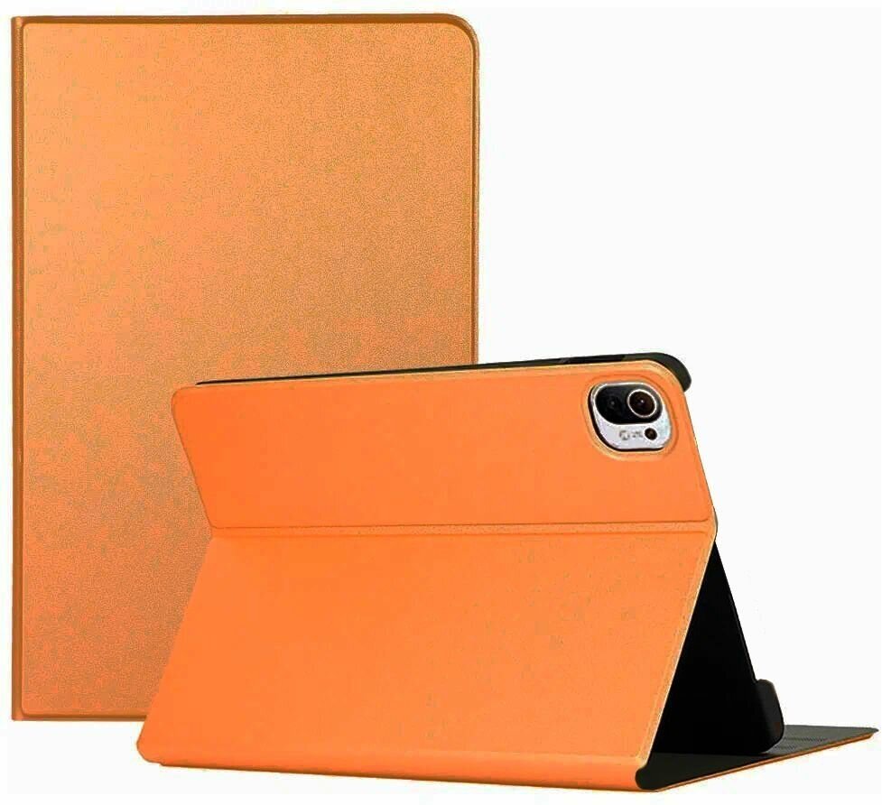 Чехол книжка для Xiaomi Mi Pad 5 / Mi Pad 5 Pro с трансформацией в подставку - светло-оранжевый