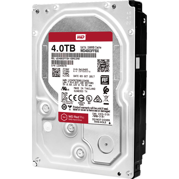 Жесткий диск HDD Western Digital Red Pro WD4003FFBX 4000 Гб