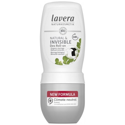 Дезодорант Невидимый, 24 часа roll-on Invisible Lavera 50 мл дезодорант роликовый невидимый 50 мл