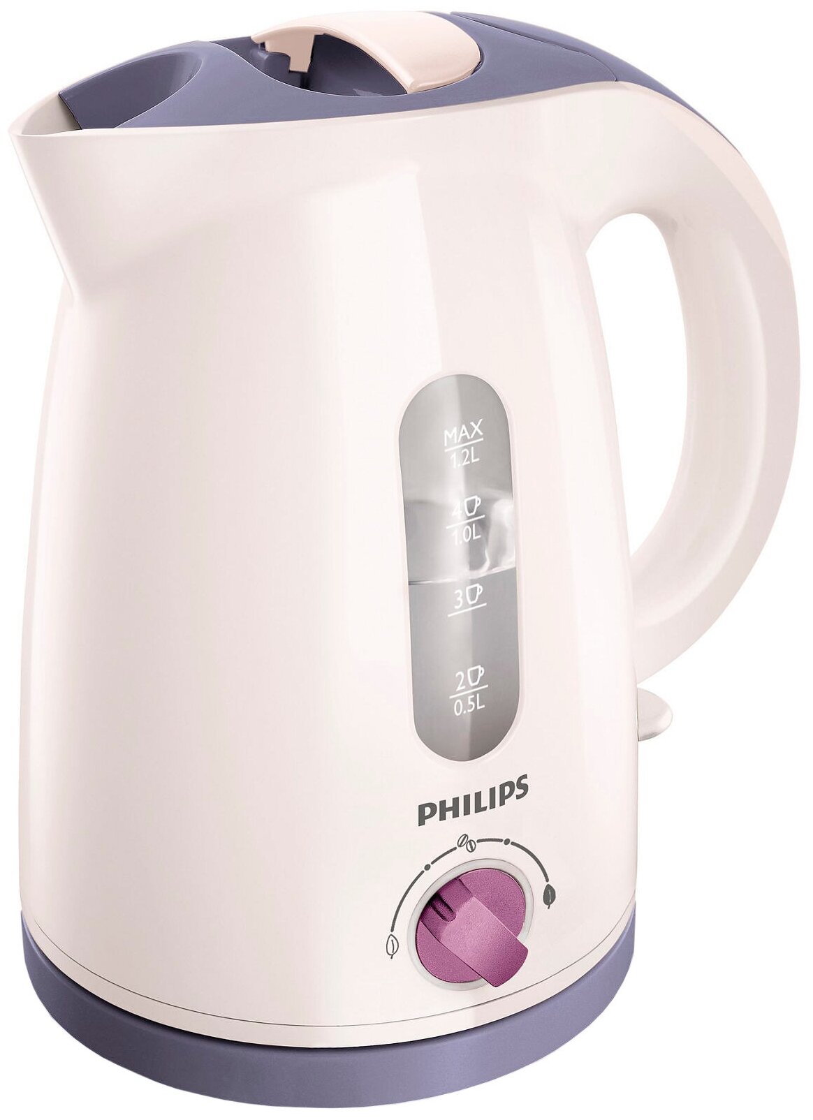 Чайник Philips HD4678/40, белый/сиреневый