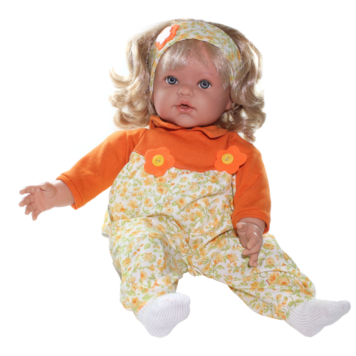 Купить Кукла Lamagik Сьюзи в оранжевой пижаме, 47 см, Куклы и пупсы