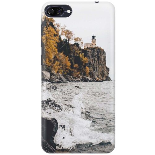 фото Cиликоновый чехол на asus zenfone 4 max (zc520kl) / асус зенфон 4 макс (зц520кл) с принтом "северный маяк" gosso