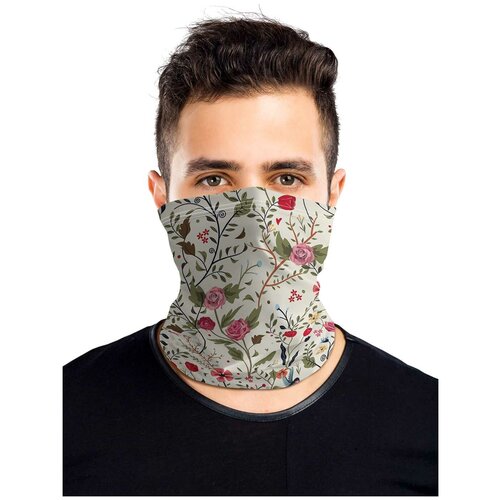 фото Универсальный бафф маска joyarty "полевые цветы"