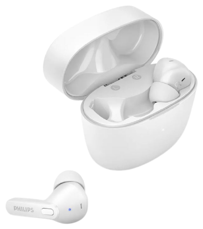 Bluetooth-гарнитура Philips TAT2206WT, белая - фото №5