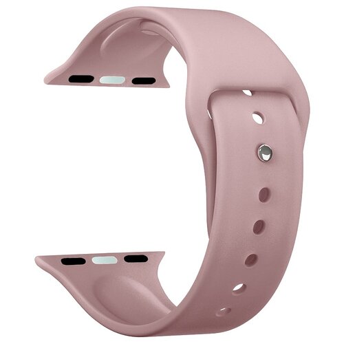 Deppa Ремешок Deppa Band Silicone для Apple Watch 42/44 mm, силиконовый, розовый