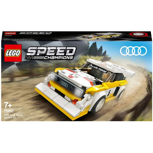 конструктор lego speed champions 76897 1985 audi sport quattro s1 LEGO Speed Champions 76897 1985 Audi Sport quattro S1, 250 дет.