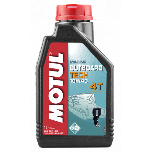 Моторное масло MOTUL Outboard Tech 4T 10W-40, 1л