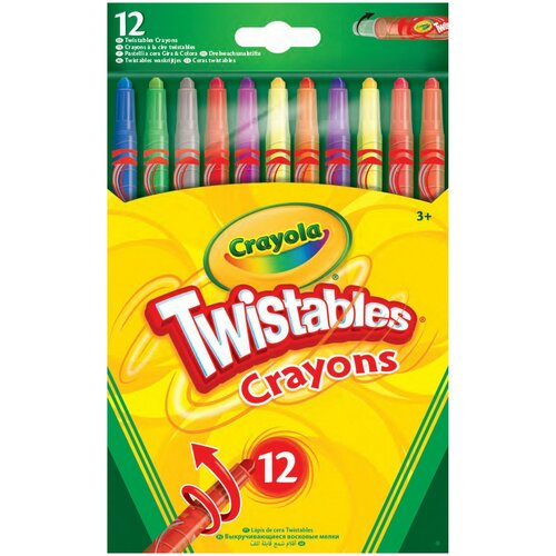 12 выкручивающихся восковых мелков Crayola