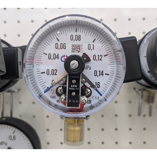 Электроконтактный манометр ТМ510.05-0.16MПa-V-G1/2