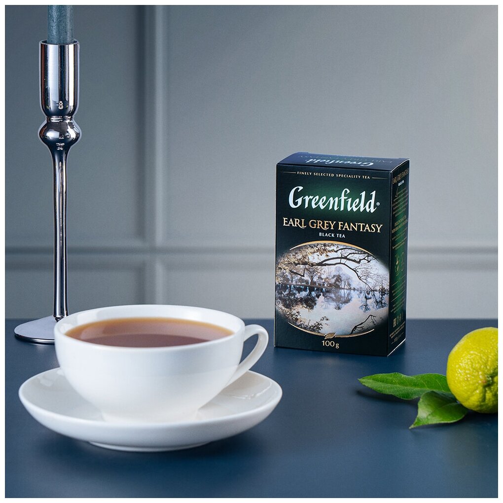 Чай черный листовой Greenfield Earl Grey Fantasy, 100 г - фотография № 5