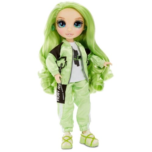 Кукла Rainbow High Jade Hunter, 28 см, 569664 зеленый кукла rainbow high джейд хантер jade hunter зеленая зимняя мода winter break fashion 574781