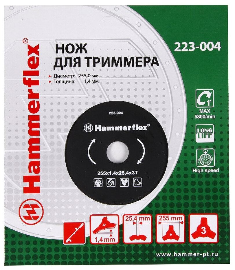 Нож/диск Hammerflex 223-004 25.4 мм