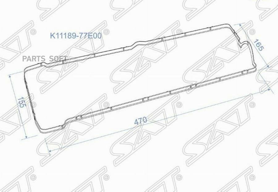 Прокладка клапанной крышки SZ J20A 96-05, Escudo/Grand Vitara SAT K11189-77E00 | цена за 1 шт