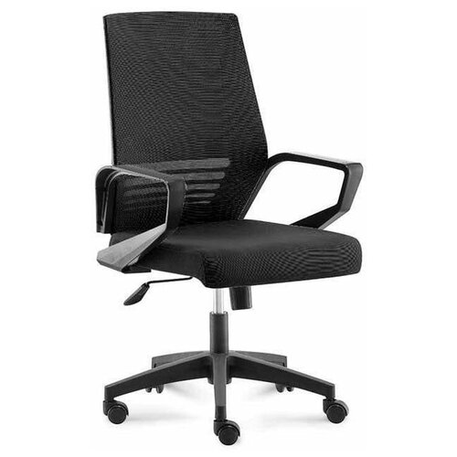 фото Офисное кресло norden chairs эрго black lb, обивка: текстиль, цвет: ткань черная/сетка черная