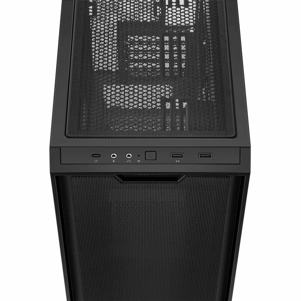 Корпус mATX ASUS 90DC00H0-B09000 черный, без БП, боковая панель из закаленного стекла, 2*USB 3.2 - фото №3