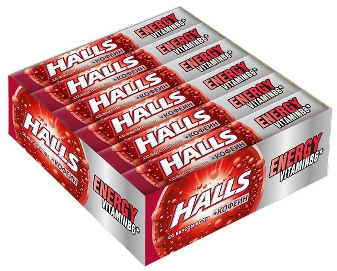 Halls / Холс со вкусом колы, 12 штук - фотография № 7