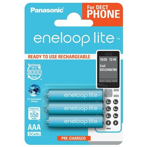 Аккумулятор Panasonic Eneloop Lite BK-4LCCE/2DE