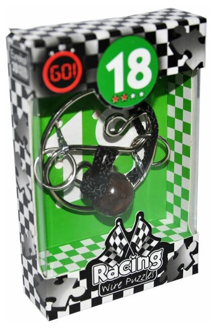 Головоломка Eureka 3D Puzzle Racing Wire Puzzles 18 сложность 2 (473288)