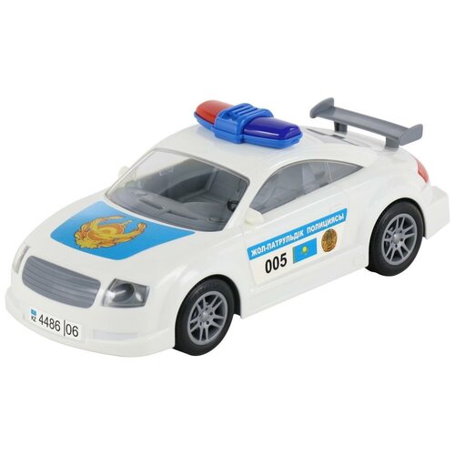 Полицейский автомобиль Полесье ДПС Казахстан (67784), 24 см, белый полицейский автомобиль welly газель милиция дпс 42387apb 12 5 см белый синий