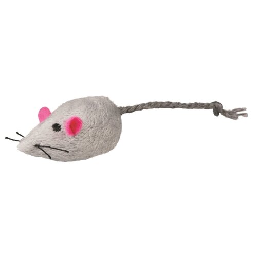 фото Набор игрушек "мышки с колокольчиком", плюш, 160 шт., 5 см trixie