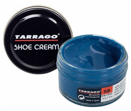 Tarrago Крем-банка Shoe Cream 058 airforce blue, 50 мл