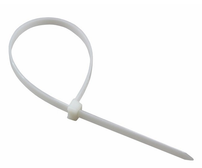 Стяжка кабельная белая 200х3.6 полиамид (упак 100 шт) - фотография № 6