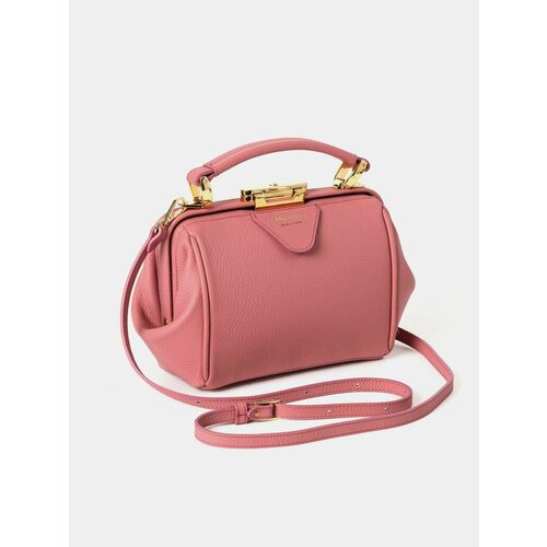 фото Сумка mini sophie csatchthe-mini-sophie-leather-handbag-rose-matte классическая, розовый нет бренда