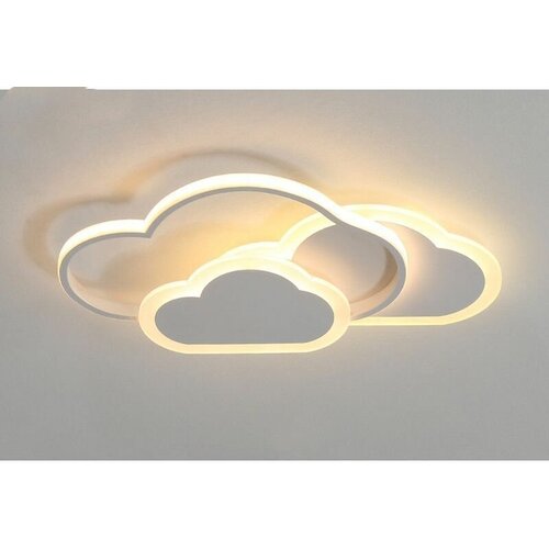 Люстра детская потолочная, Потолочный светильник облака Premium LED 64W Сloud