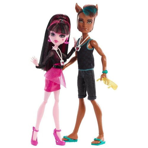 Набор кукол Monster High Музыкальный фестиваль Дракулаура и Клод Вульф, 26 см, BBR83