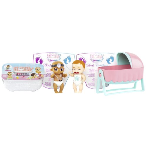 Набор Zapf Creation Baby Secrets с колыбелью 930-168 игрушка baby secrets набор с детским стульчиком блистер 930 175