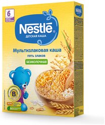 Каша Nestlé безмолочная 5 злаков, с 6 месяцев, 200 г