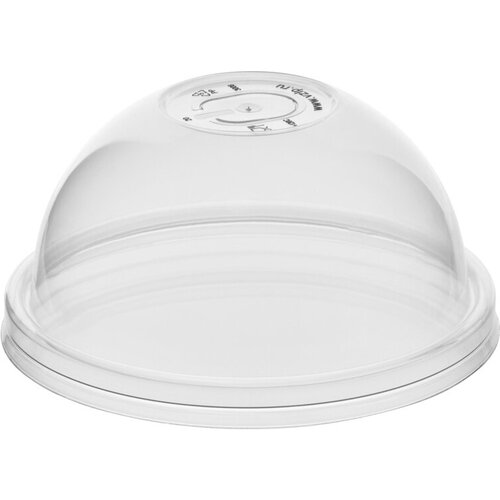 Крышка для стакана купольная диам. 90мм, ПП, прозрач, 1000шт/кор 3006