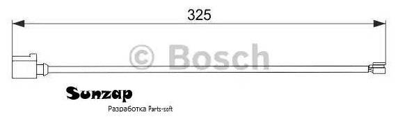 Датчик износа тормозных колодок передний Bosch 1987474567 для Volkswagen Touareg Porsche Cayenne