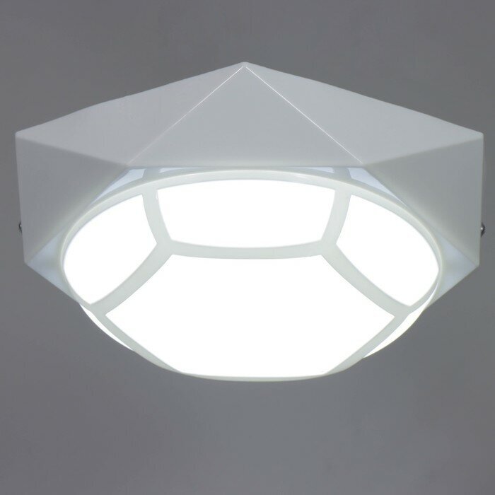 Светильник "Алмазик" LED 20Вт 6000К белый 51х51х7 см - фотография № 2