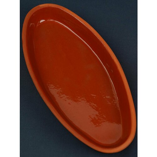 Керамическое блюдо овальное для запекания 12х26 см