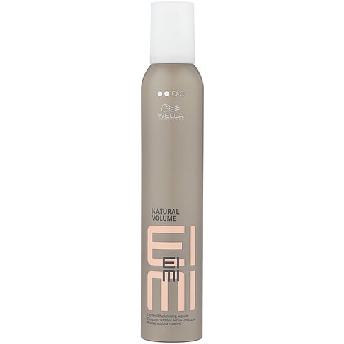 Wella Professionals Eimi Natural Volume Пена для легкой фиксации, 300 мл, 300 г пена для укладки сильной фиксации eimi extra volume пена 300мл