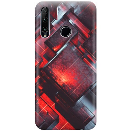 фото Силиконовый чехол на honor 10i / 20e / хонор 10 ай / 20е с принтом "гранатовые фигуры" re:pa