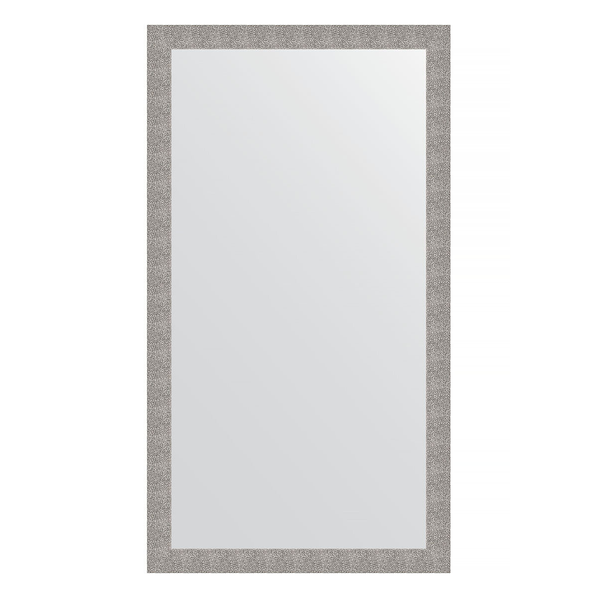 Зеркало напольное EVOFORM в багетной раме чеканка серебряная, 111х201 см, для гостиной, прихожей, кабинета, спальни и ванной комнаты, BY 6021