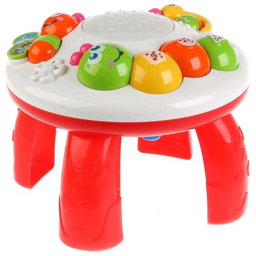 фото Развивающая игрушка умка многофункциональный столик любимые сказки и потешки, белый