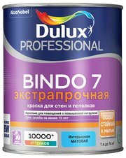 Краска для стен и потолков латексная экстрапрочная Dulux Professional Bindo 7 матовая база BC 0,9 л.