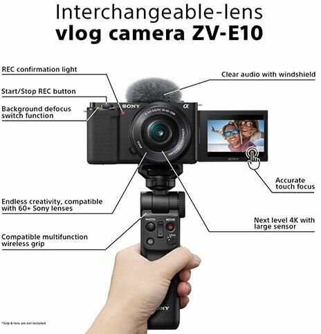 Цифровой фотоаппарат Sony ZV-1, черный - фото №11