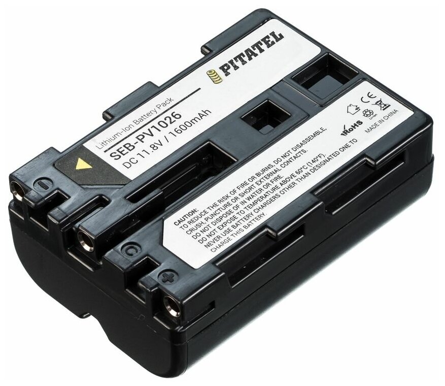 Аккумулятор Pitatel SEB-PV1026 для фотоаппарата Sony Alpha DSLR-A200, A300, A350 (NP-FM500, NP-FM500H) 1600mAh