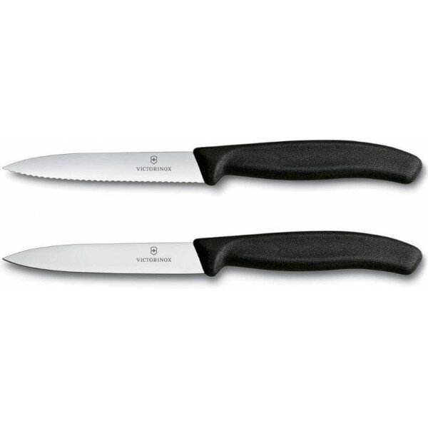 Набор ножей кухон. Victorinox Swiss Classic (6.7796.L8B) компл.:2шт желтый блистер - фото №4