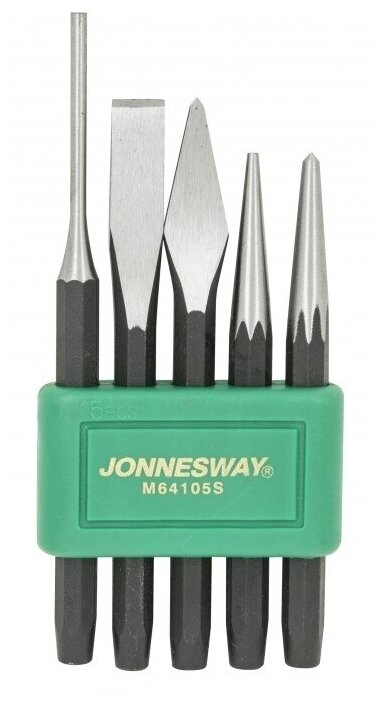 Jonnesway1 JONNESWAY Набор кернов и зубил, 5 предметов JONNESWAY M64105S